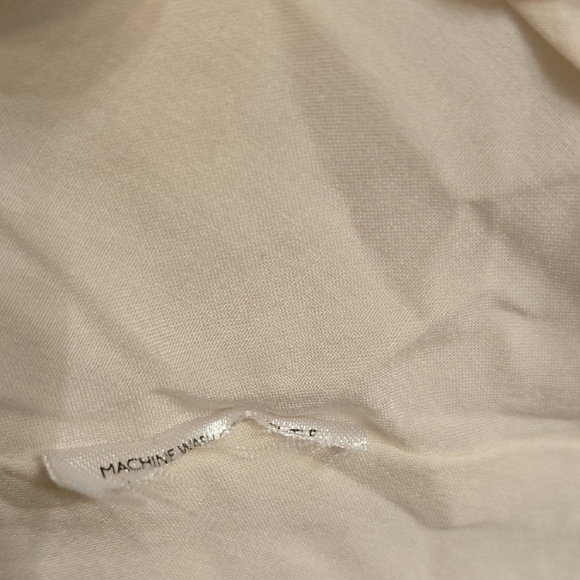 Anthropologie Cream and Black Sleeveless Midi Dress - Picture 9 of 13